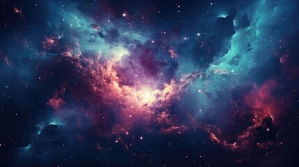 Fototapeta premium beautiful space galaxy background