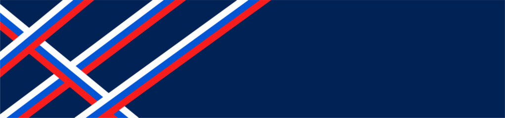 elegant background with russian flag lines