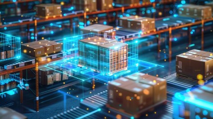 Automated Warehouse with Digital Tracking