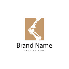 Bone Logo, Bone Care Health Design, Simple Symbol Template Illustration