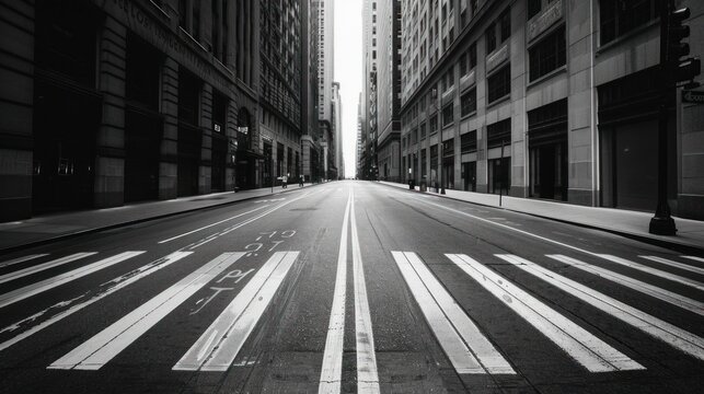 Empty City Street
