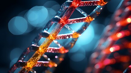 Fototapeta premium The double helix structure of DNA