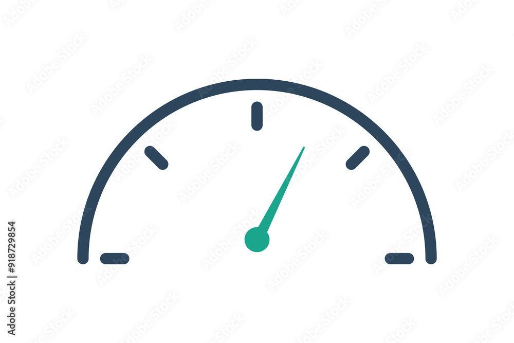 Poster gauge icon. icon related to technology. line icon style. data analytics elements vector illustration