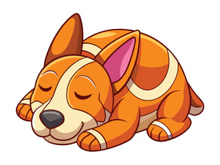 bracco italiano dog sleeps