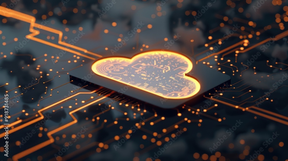 Poster cloud computing on a circuit board