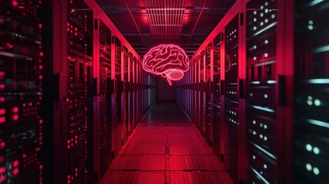 Artificial Intelligence Server Room