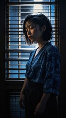 """Silhouette of Serenity: A Moment of Reflection"""