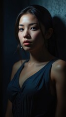 """Silent Elegance: A Moment of Serene Reflection"""