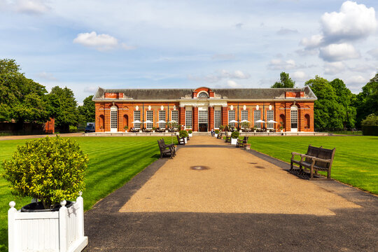 Elegant Orangery at Kensington Palace on a Sunny Day