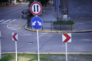 señal de trafico, argentina