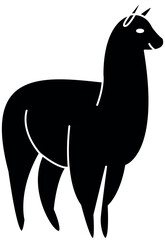 Illustration of an alpaca