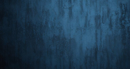 Obraz premium Black dark azure cobalt sapphire blue abstract background. Color gradient. Geometric shape. Wave, wavy curved line. Rough grunge grain noise. Light neon metallic shine shimmer bright. Design 