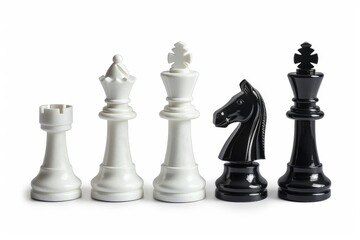 classic black and white chess
