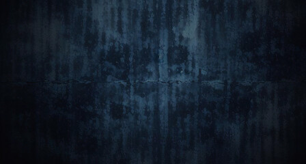 Obraz premium Abstract seamless blue backrop grunge old wall concrete texture background. blue grunge wall concrete texture, Seamless Blue grunge texture vintage background. Blue wall texture dark blue backdrop.