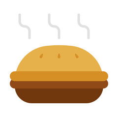 Pine Icon in Flat Style Suitable for Web, Apps, Presentation, or Printable Meanings