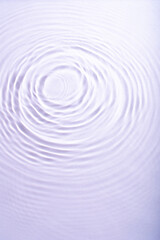 Water ripples top view for placing product