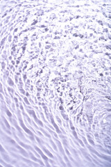 Water ripples top view for placing product