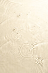 Water ripples top view for placing product