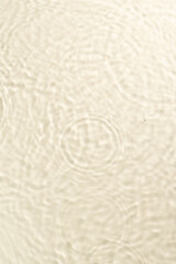 Water ripples top view for placing product