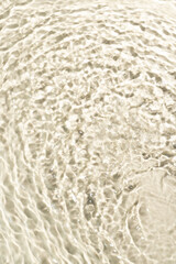 Water ripples top view for placing product