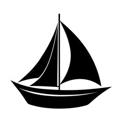 ship isolated on white