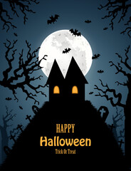 Halloween night background