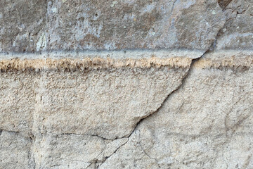 Background wallpaper texture gray granite. Shore texture.