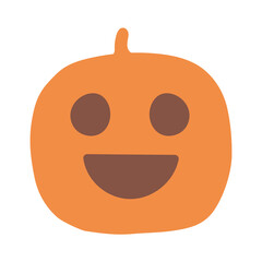 シンプルでかわいいハロウィンのパンプキンのイラスト