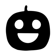 シンプルでかわいいハロウィンのパンプキンのイラスト