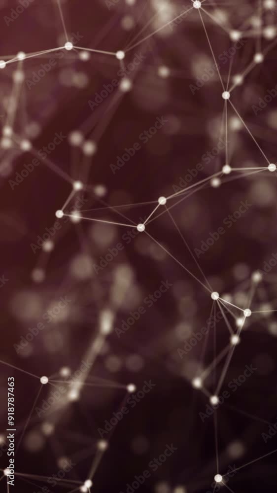 Poster plexus fantasy abstract technology and engineering background. abstract beautiful geometric backgrou