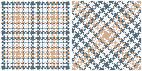 Tartan Plaid Vector Seamless Pattern. Checker Pattern. Flannel Shirt Tartan Patterns. Trendy Tiles for Wallpapers.