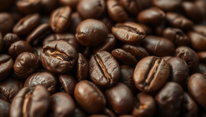 Fototapeta premium Roasted coffee beans 