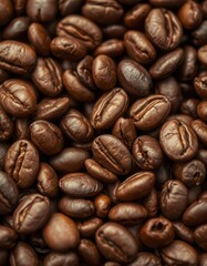 Naklejka premium Roasted coffee beans 