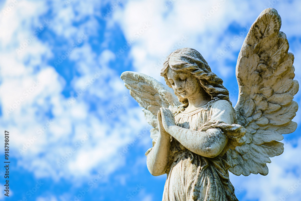 Wall mural angel with wings