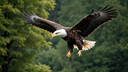 Fototapeta premium eagle in flight