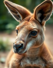 Fototapeta premium Close-Up Kangaroo