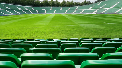 Fototapeta premium empty football stadium