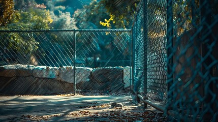 Old abandoned Los Angeles Zoo enclosures in Griffith Park : Generative AI