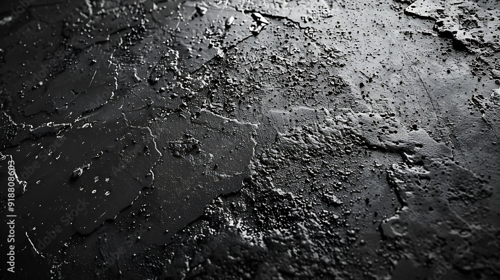 Poster texture of black polished concrete background dark old wallpaper with cement texture nature wall con