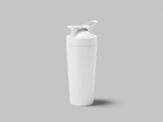 3D Blank White Slate Drinkware Template mockup