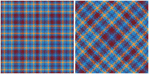 Tartan Plaid Seamless Pattern. Classic Scottish Tartan Design. Seamless Tartan Illustration Vector Set for Scarf, Blanket, Other Modern Spring Summer Autumn Winter Holiday Fabric Print.