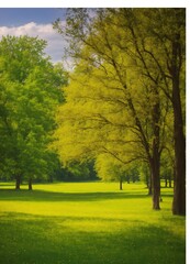 trees in the park