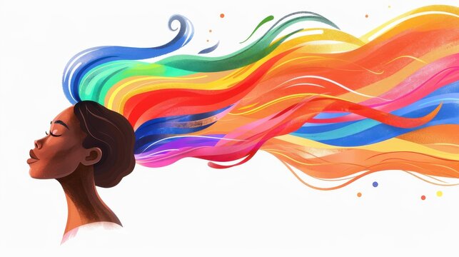 Celebrate diversity with a vibrant illustration showcasing BIPOC pride, history, and the beauty of unity in color.