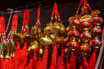 chinese souvenir selling at indo bhutan market