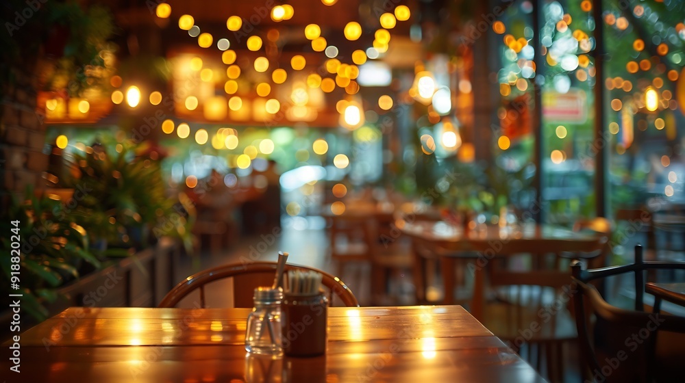 Poster blur thai style interior restaurantbackground blurred couter coffee bar resturant cafe cafe blurred 