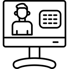 Online Interview Icon