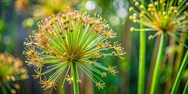 Close-up of Cyperus rotundus flower blooming in a natural setting, Cyperus rotundus, flower, bloom, plant, nature, close-up