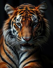 Fototapeta premium Close-up on a Tiger's face