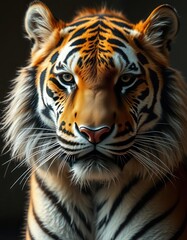 Fototapeta premium Close-up on a Tiger's face