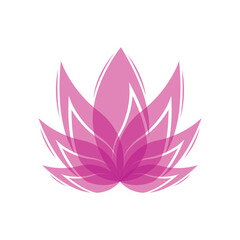 Beauty Lotus Logo Template
